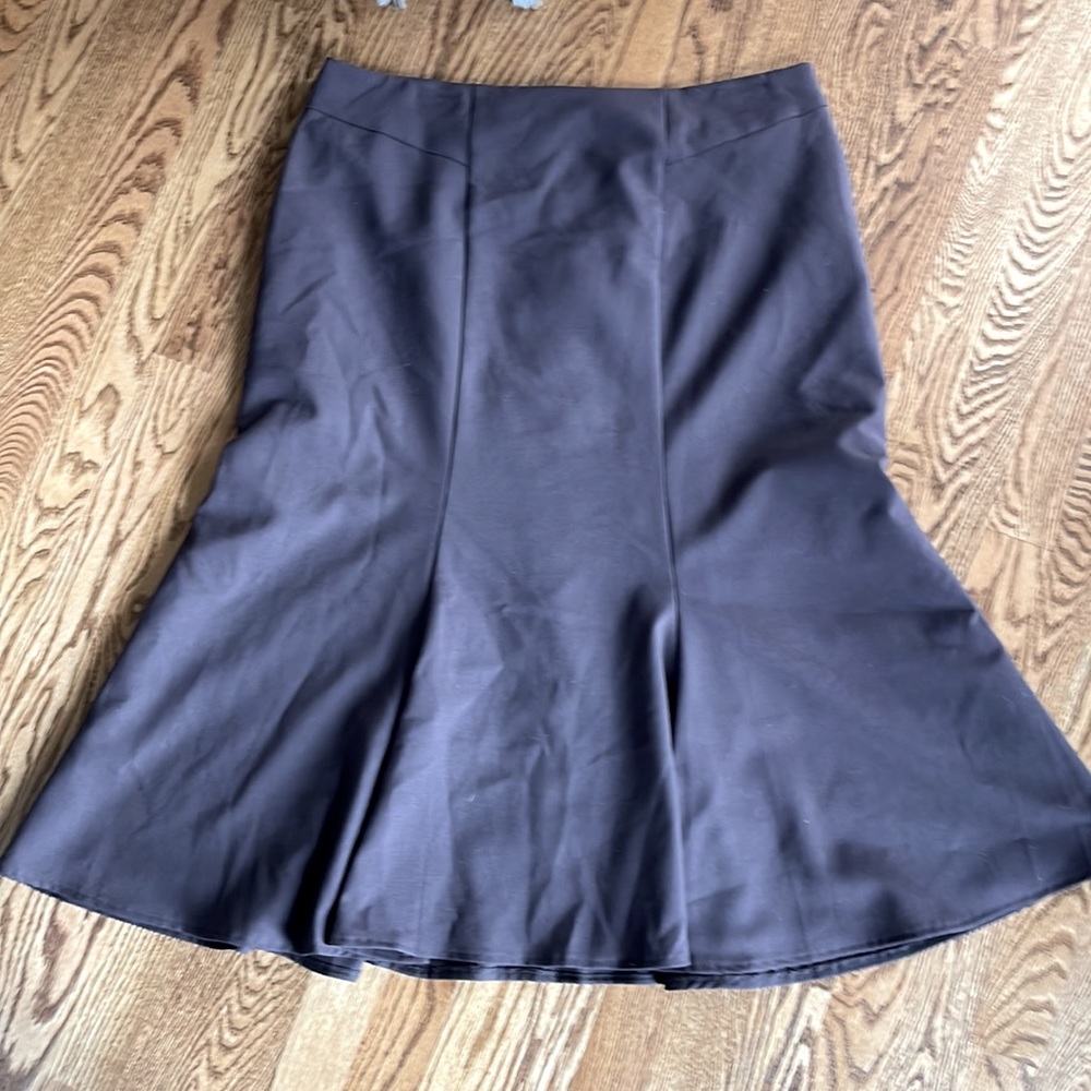 Flared brown skirt size 16 by Worthington